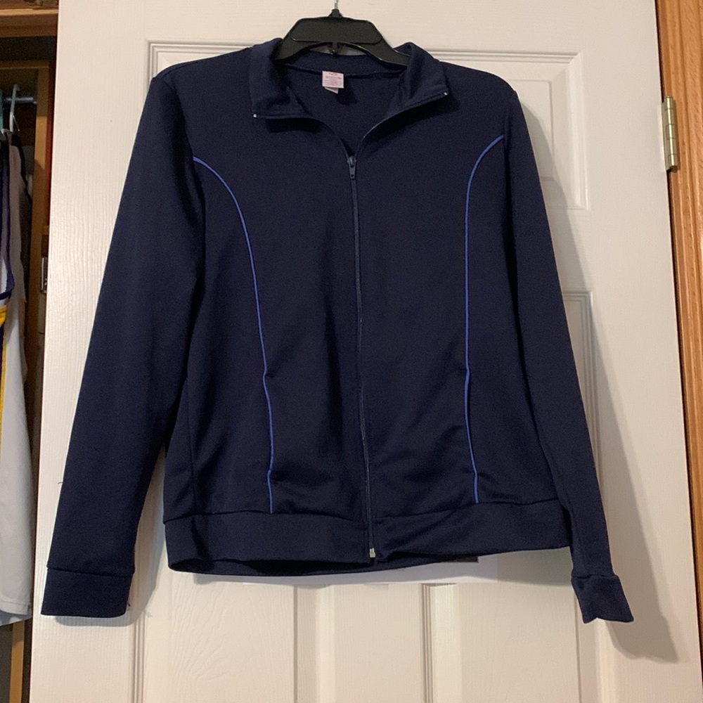 Athletic material zip up!